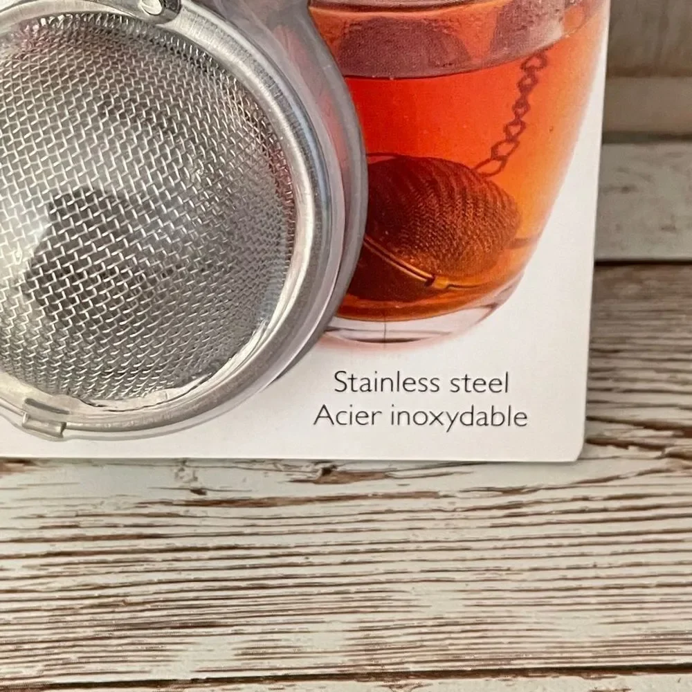 NWT JOIE Hoot stainless steel pink Owl Tea cup Infuser